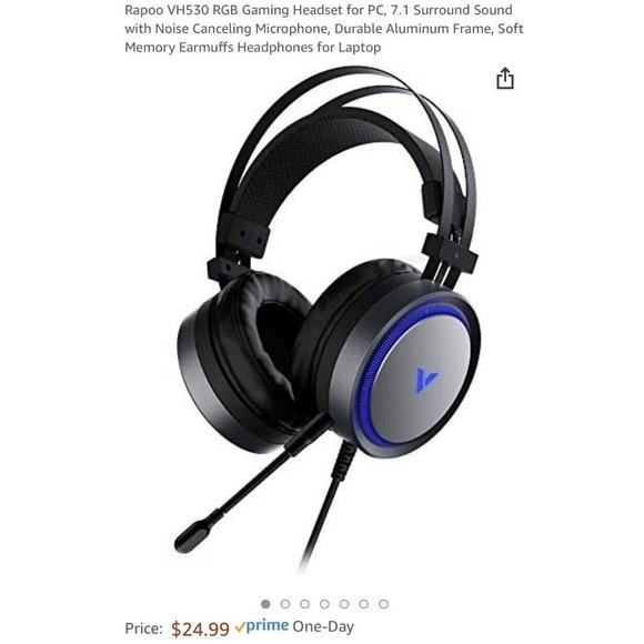 Gaming Head Set New Wired - Picture 2 of 9